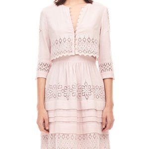 Rebecca Taylor Adeline Embroidered Dress (8) NWT